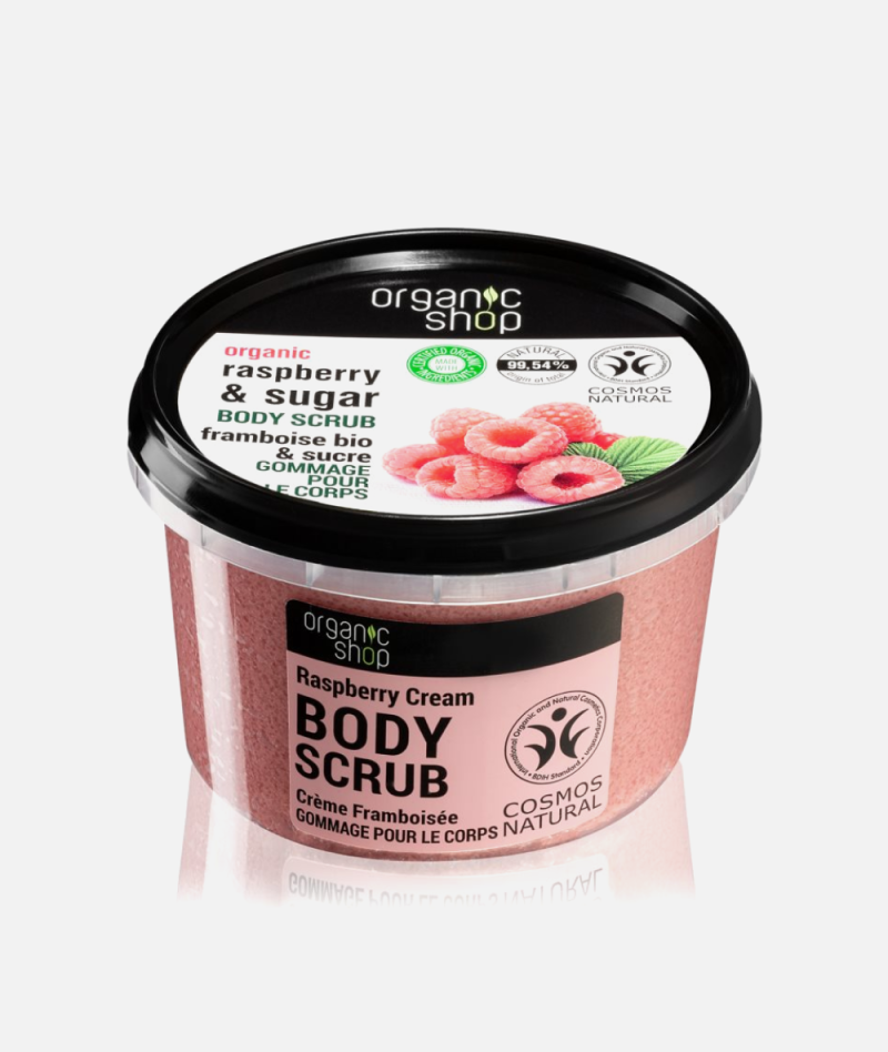 Soft Scrub Raspberry Body Scrub Raspberry & Sugar – Beste’l Cosmetica B.V